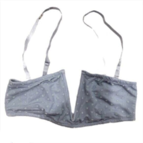 NWT Free People Light Blue Bandeau Bra Small - Picture 4 of 6
